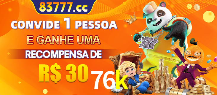 Banner institucional da 76k sobre parceria de marcas e criação de uma marca de excelência, apresentando os mascotes de jogos populares como o Fortune Tiger.